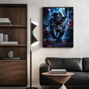 black panther wall poster