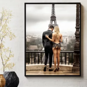 Eiffel Tower Paris unusual Poster