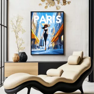 Biarritz poster Art illustration France