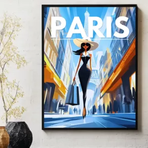 Paris poster Art illustration