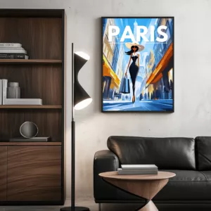 Biarritz poster Art illustration print