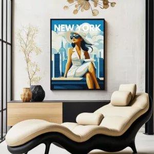 New York poster Art illustration USA