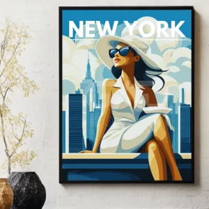 New York poster Art illustration