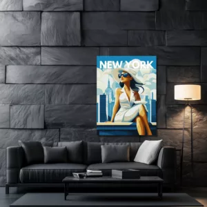 New York poster Art illustration United States