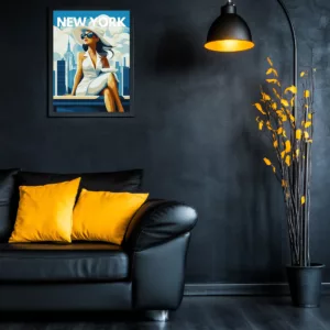 New York poster Art illustration print