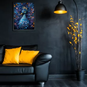 peacock poster affordable