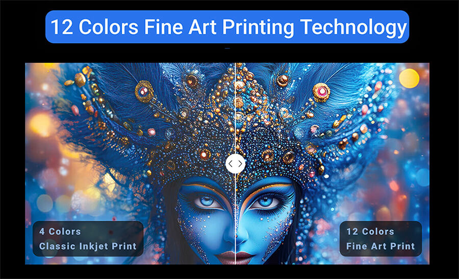 12 color print technology