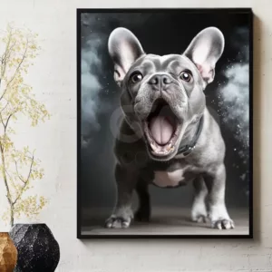 french bulldog poster