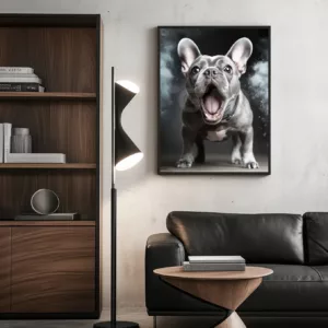 french bulldog poster art