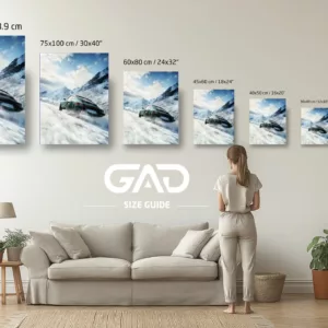 Porsche Carrera poster size