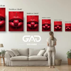 Sensual Mouth Poster size