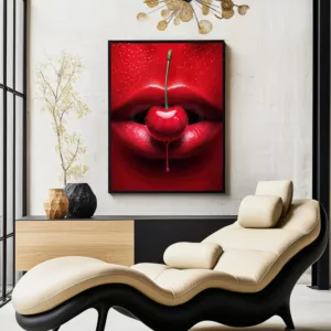 Woman Sensual Mouth Poster