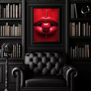 Sensual Mouth Poster affordable