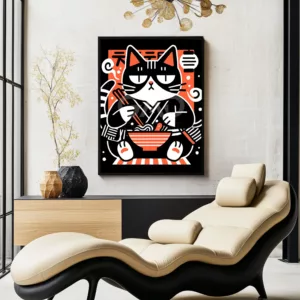 Ramen Neko Poster world