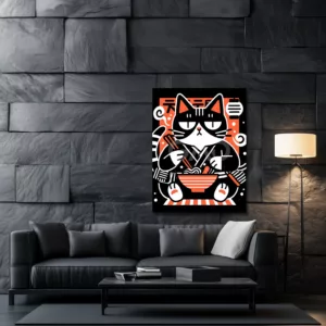 Ramen Neko Poster worldwide