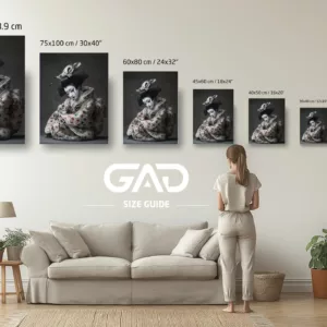 Oiran Japanese Poster size