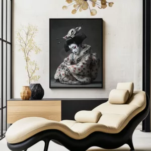 Oiran Japanese Poster art