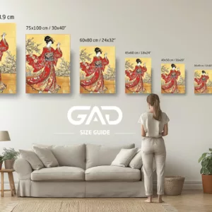 Geisha Oiran Poster size