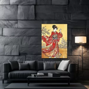 Geisha Oiran Poster art