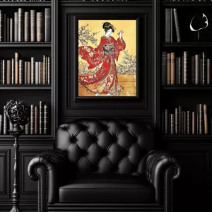 Geisha Oiran Poster affordable