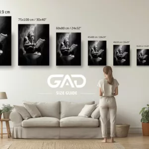 Chimpanzee Toilet Poster size