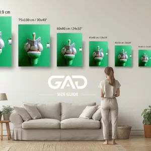 Pelican Toilet Poster size