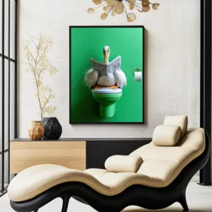 Pelican Toilet Poster art