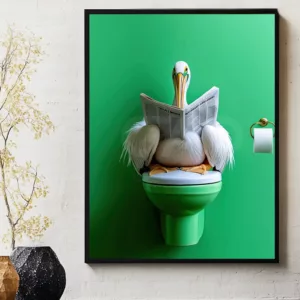Pelican Toilet Poster