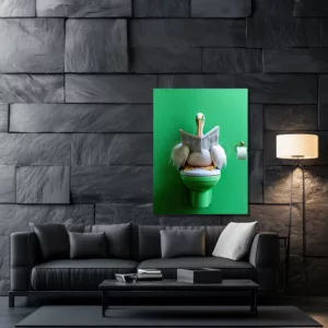Pelican Toilet Poster wall art