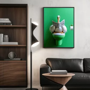 Pelican Toilet Poster prints