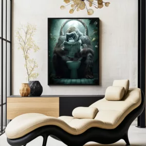 Gorilla Toilet Poster art