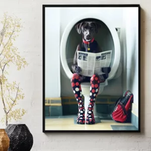 German Shorthaired Pointer Toilet Poster
