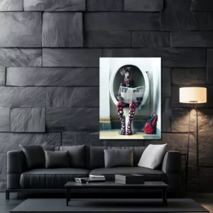 German Shorthaired Pointer Toilet Poster wall art